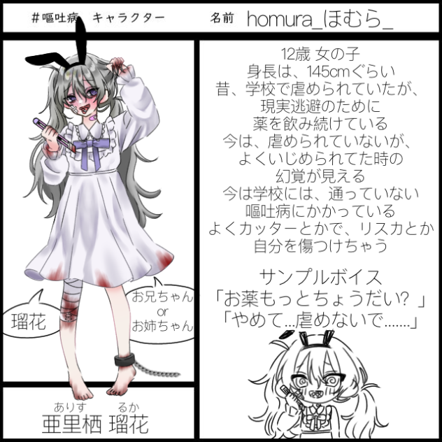 嘔吐病 キャラ募集