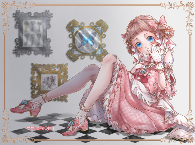 ロリータ少女部屋　塗ってみた