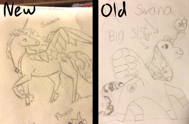 New vs Old drawing