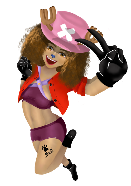 FanArt de Chopper Versión Waifu