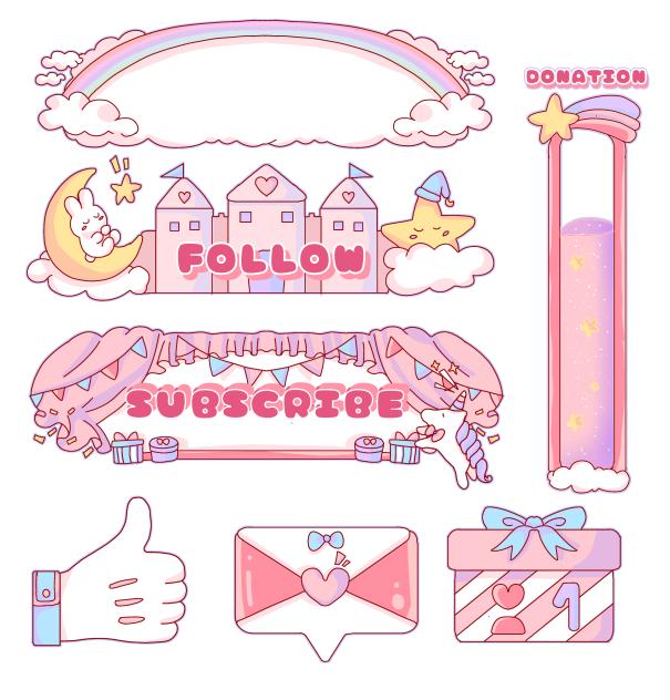 Stream overlay (Pastel)