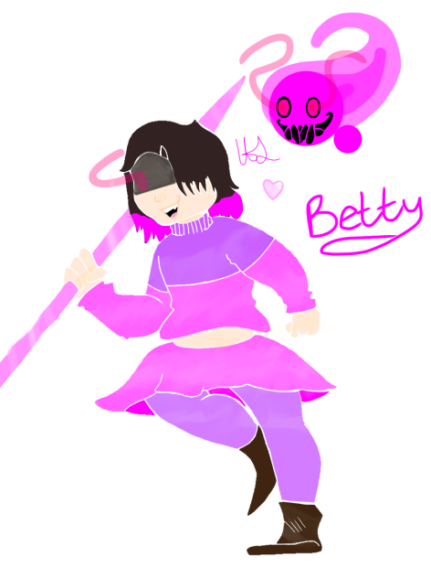 Betty from Glitchtale (Fan art)