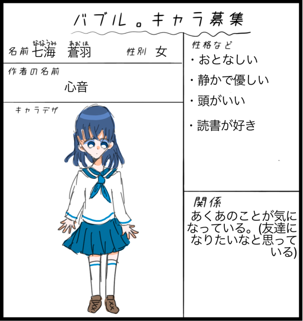 キャラ募集〜！