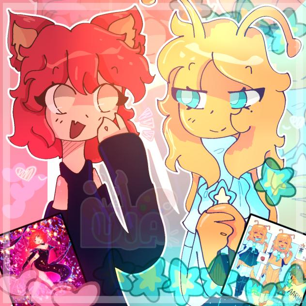 The two great artists 😌