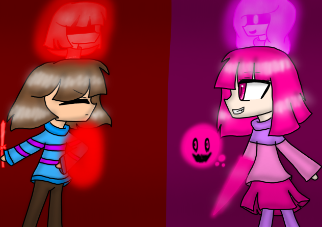 Determination vs Fear from Glitchtale