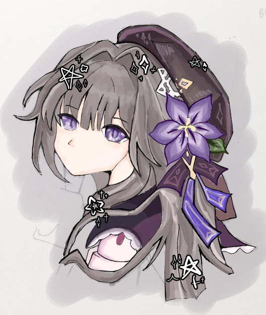 Herta painting 💜
