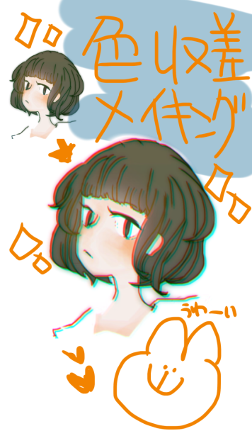 色収差メイキング👍