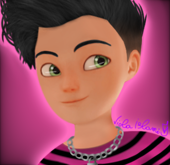 Miraculous Adrien as YUNGBLUD 💗🖤💗