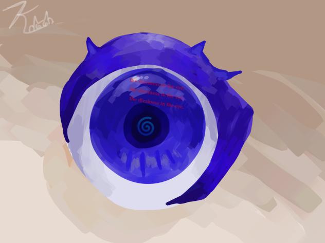 the dizziness in the eye..