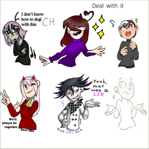 Anime character colab