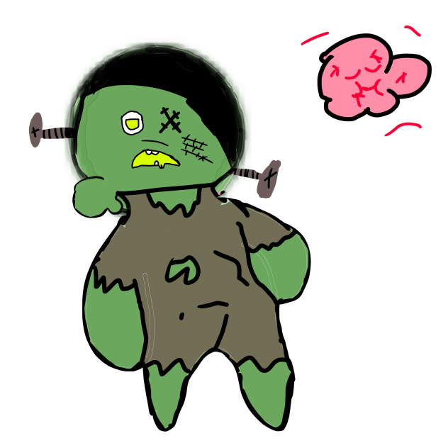 Zombie cookie halloween costume CROB