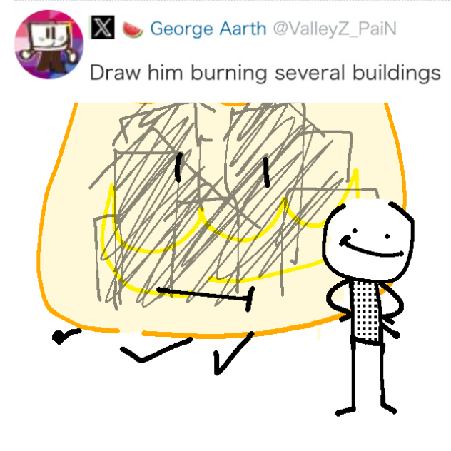 What should I draw him doing next