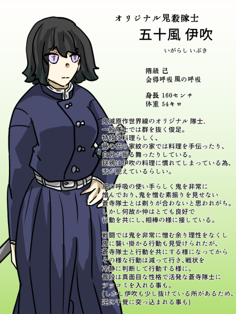 オリジナル鬼殺隊士 二
