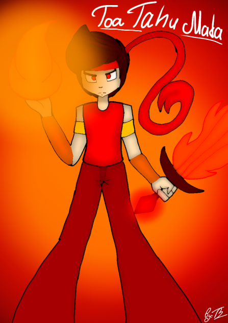 SpeedPaint.Toa Tahu Mata (humanision)