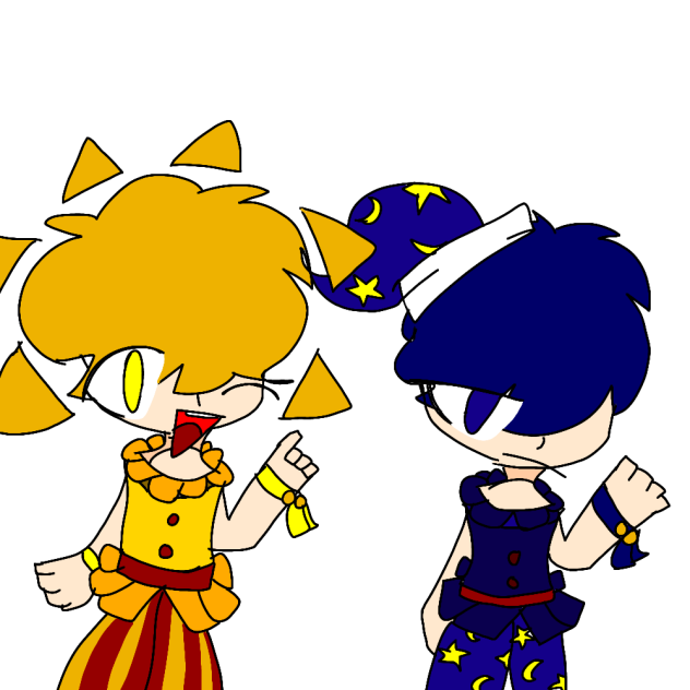 sun and moon human version