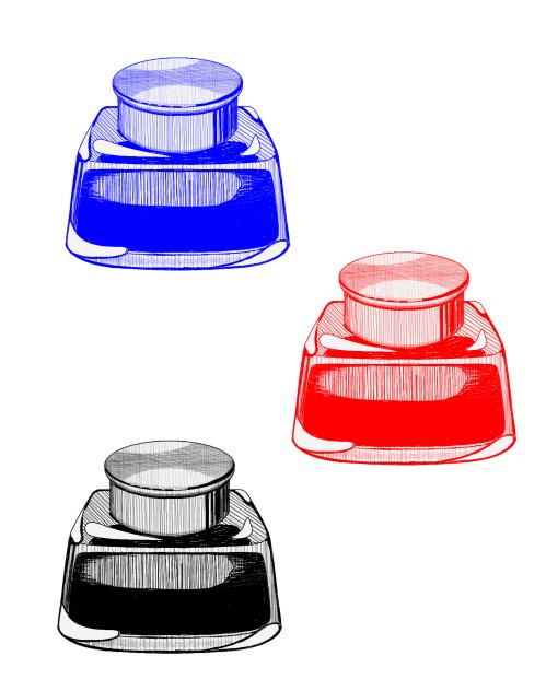 Ink bottles 1