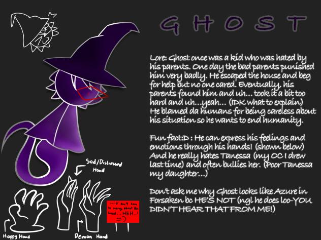 Ghost my 2nd OC👻💀