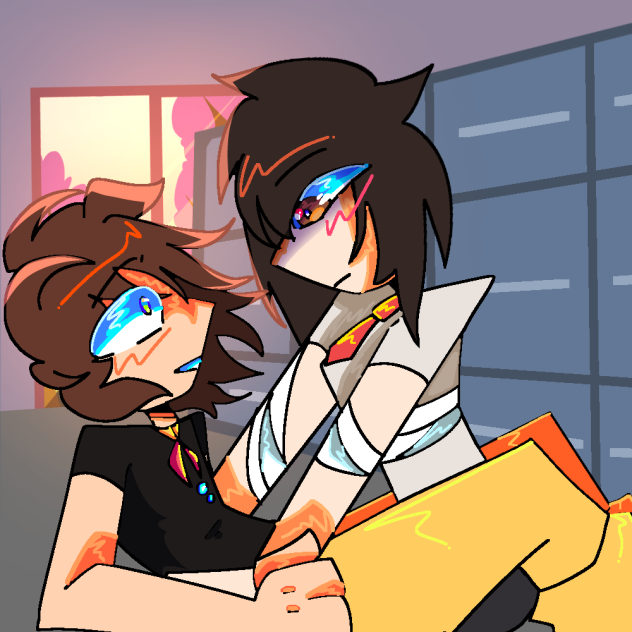 the school boy and girl 🥴🥴🥴