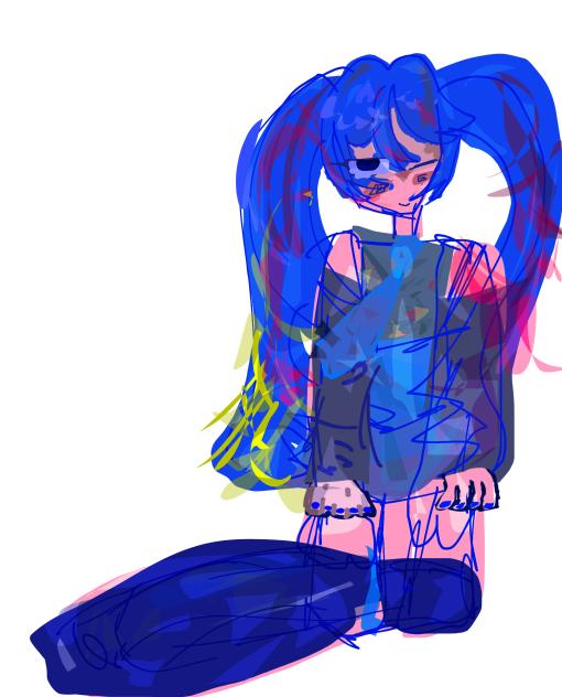 Miku in new art style!