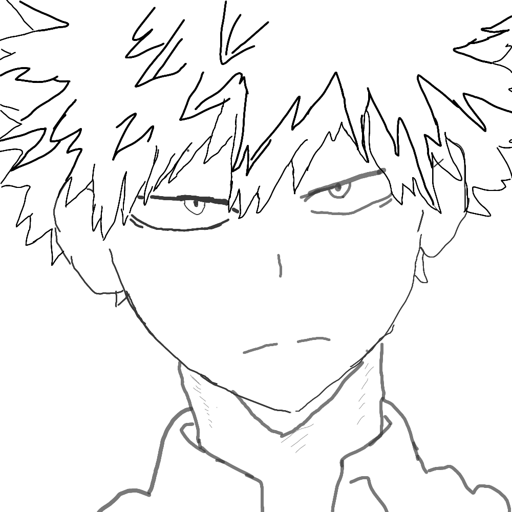 bakugou color yourself! ibisPaint