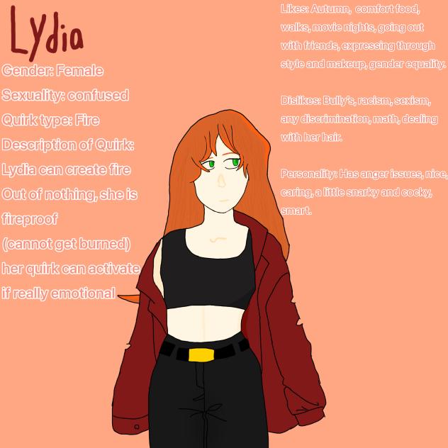 MHA oc Lydia