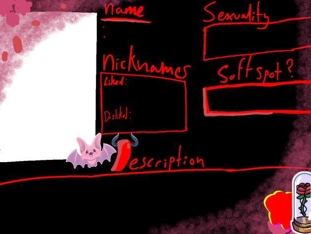 Character sheets my comic torn in two