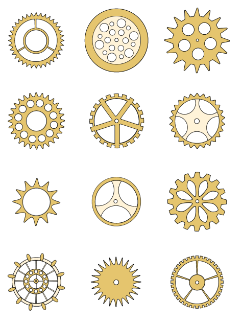 Material - Steampunk Ger 2 Gold