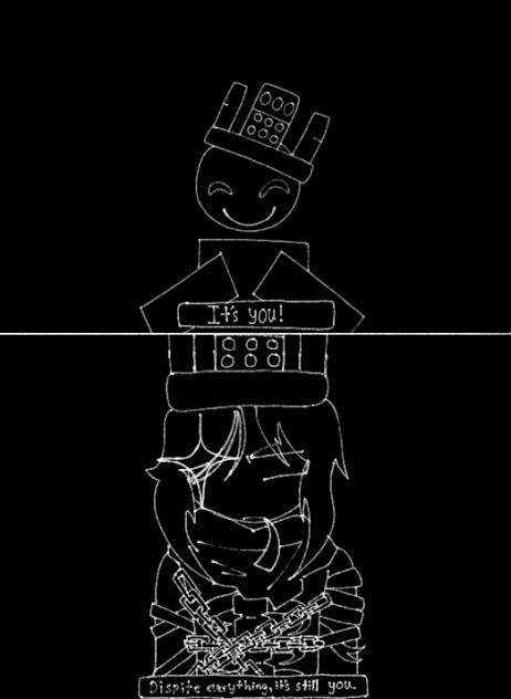 It’s you! WIP 1x1x1x1 drawing