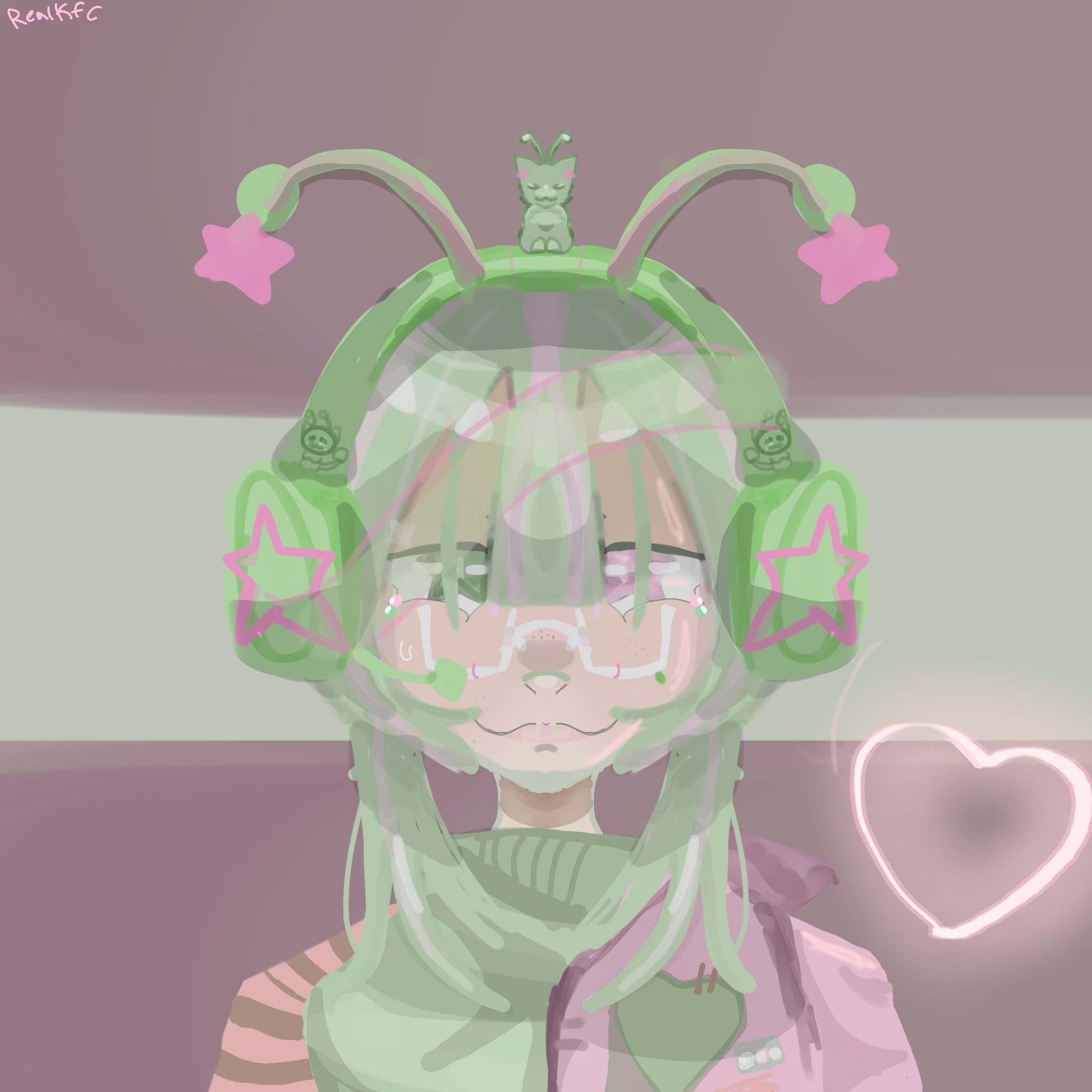 Silly alien gorl - ibisPaint