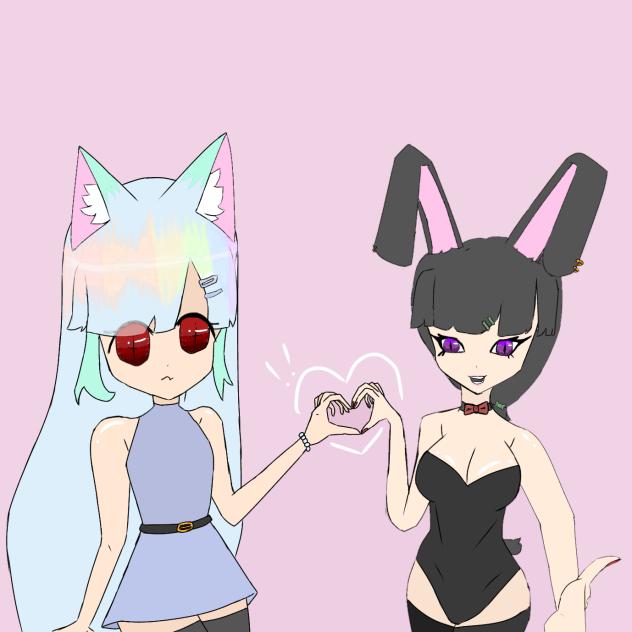 ゆずきちゃんand bunny girl selfie