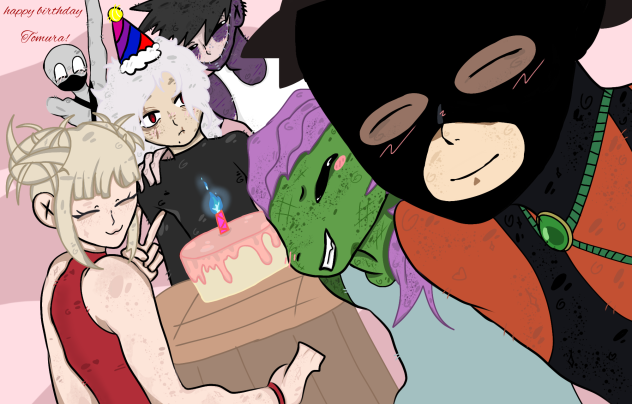 Shigaraki's birthday art mha