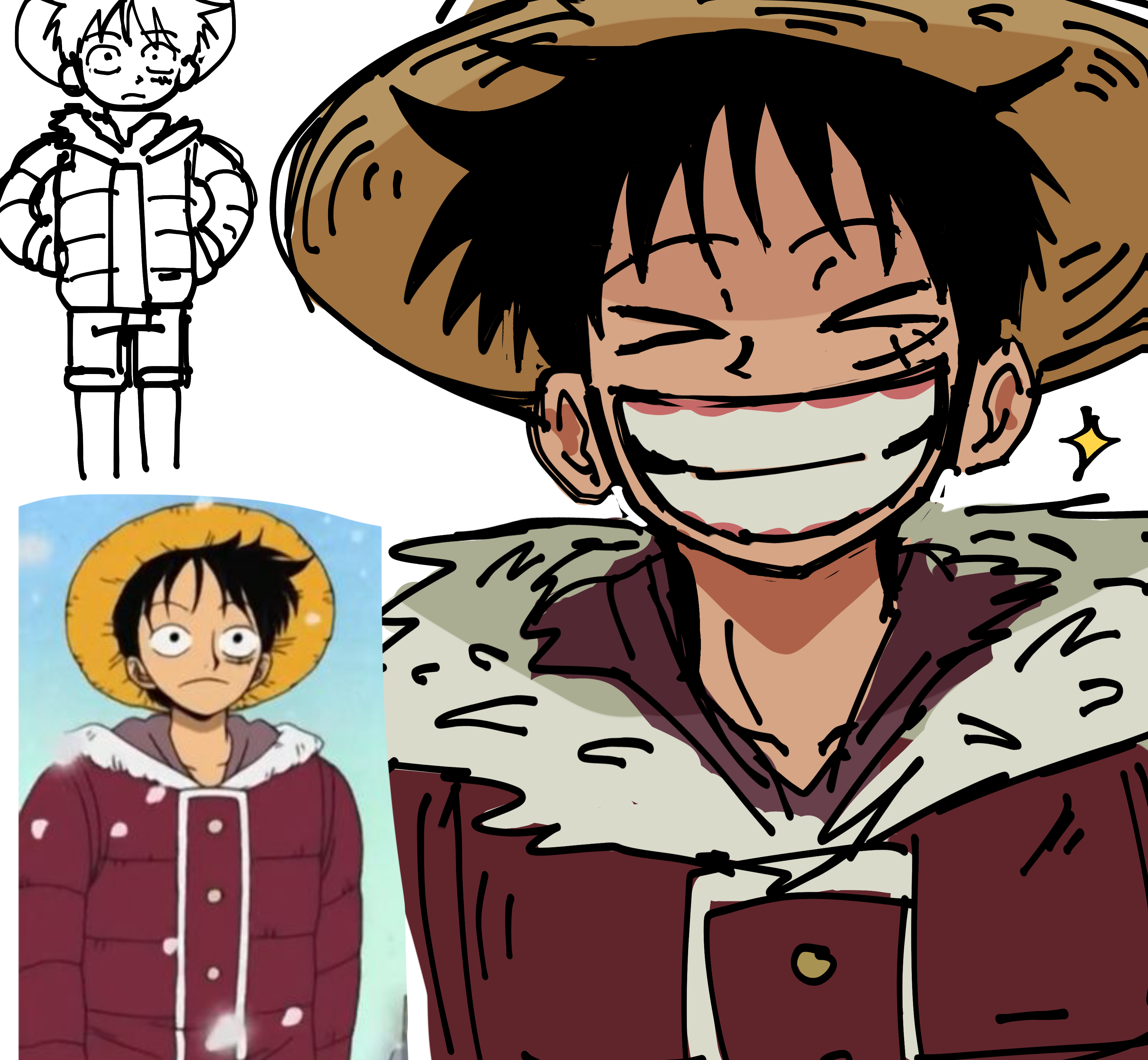 More luffy practice!!! - ibisPaint