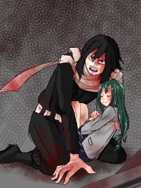 相澤先生+梅雨ちゃん