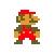 ドット絵マリオ