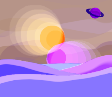 Purple Planet - ibisPaint