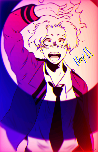 Hey! - Oboro Shirakumo, BNHA.