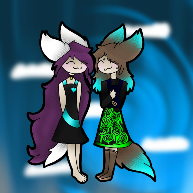 Melonie and Moonfox