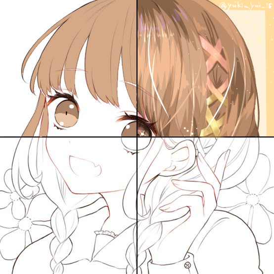 塗り絵合作！