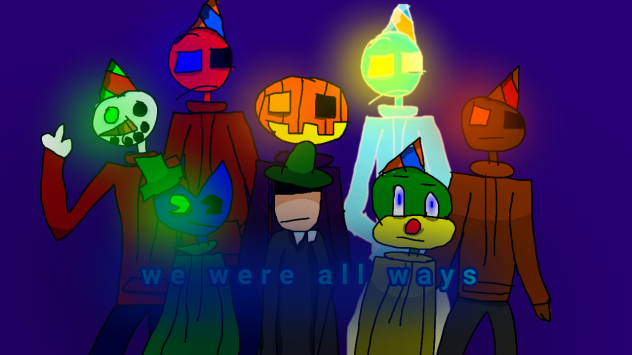 we were all ways background