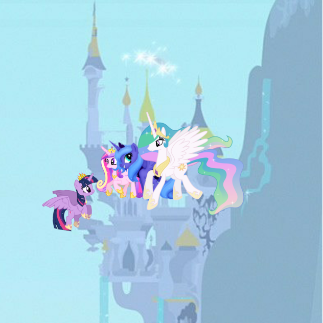 The princesses going for a fly together