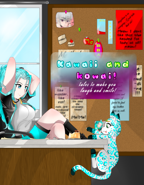 cover for Kawaii and kowaii comic