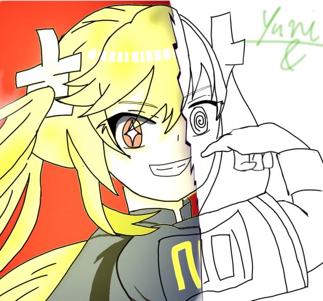 超主人公(塗り絵)