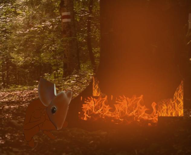 Wind and the willows scene (for school)