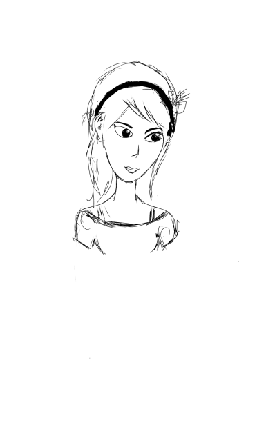 Girl doodle