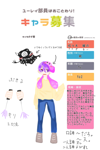 キャラ募