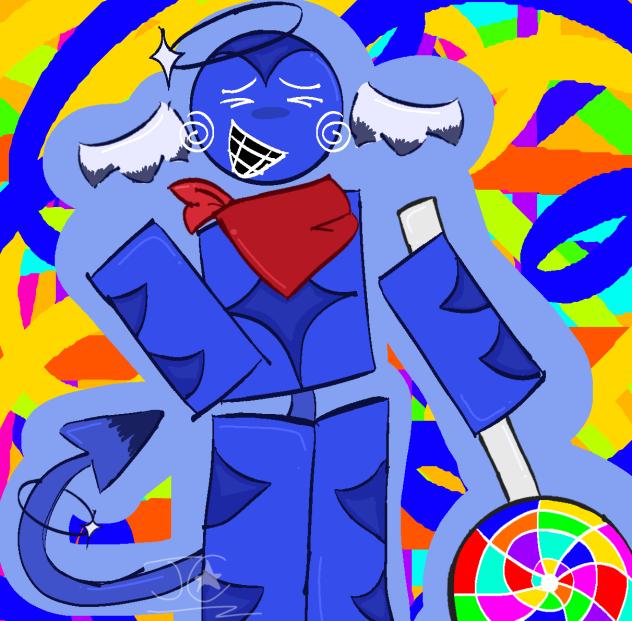 my cute blue boy