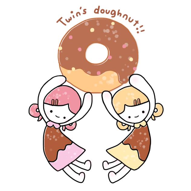 ふたごどーなつ