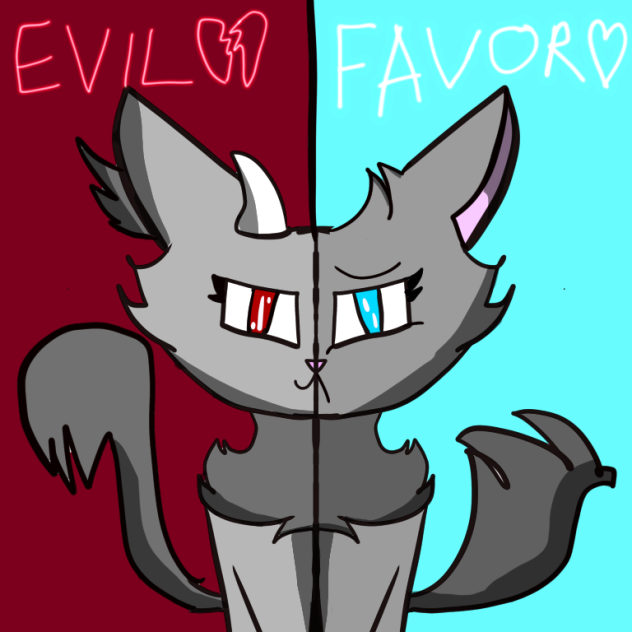Evil and favor 👍