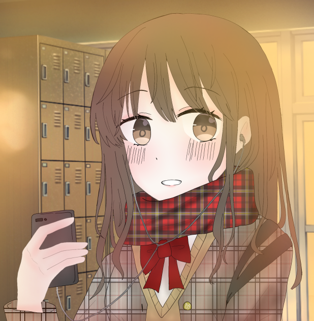 女子「あ〜待ってないよ〜」※星野ねず美線画塗り絵です〜