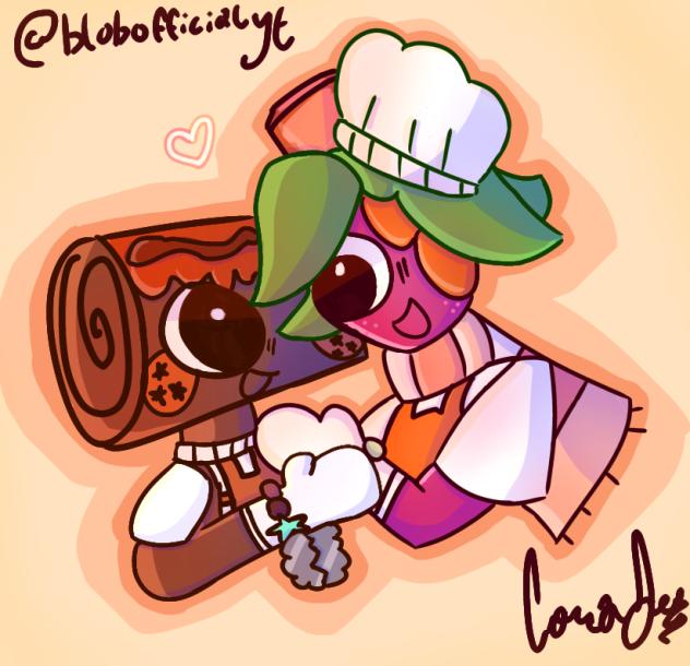 (dandysworld) fruit cake speed draw!!